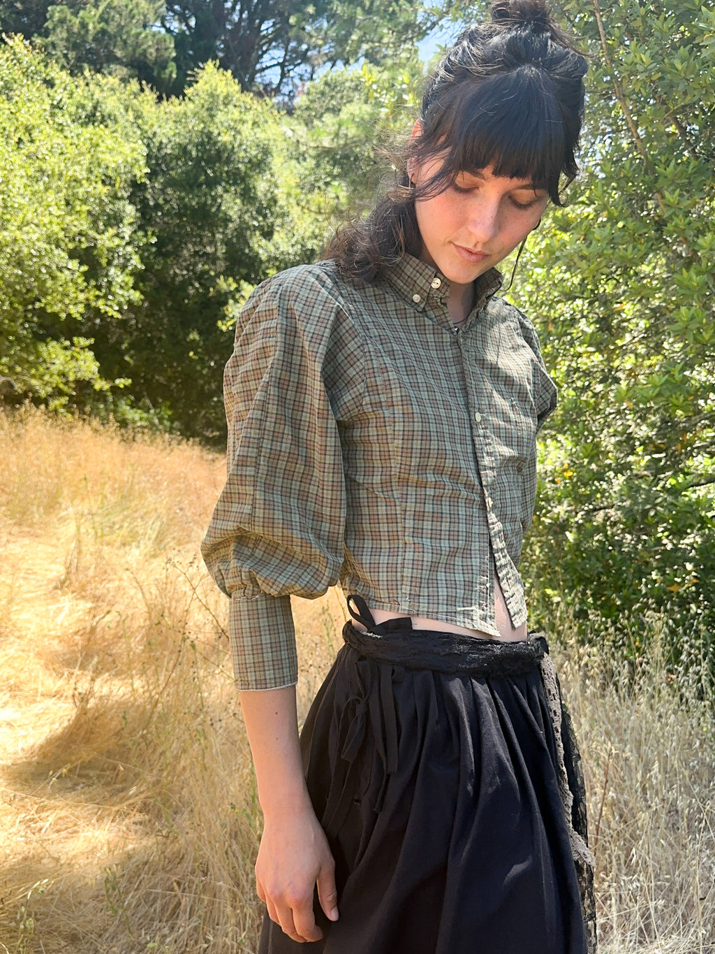 greenie victorian blouse