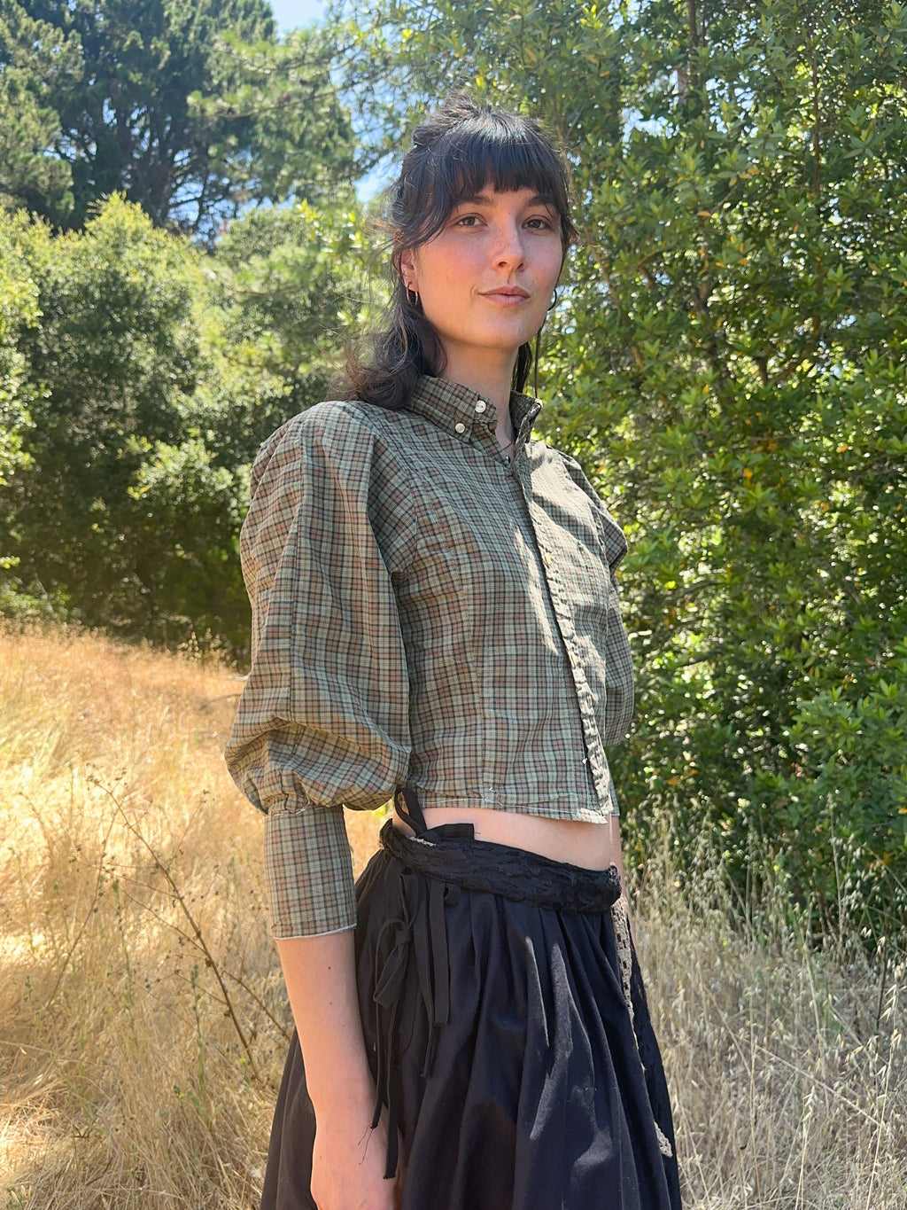 greenie victorian blouse